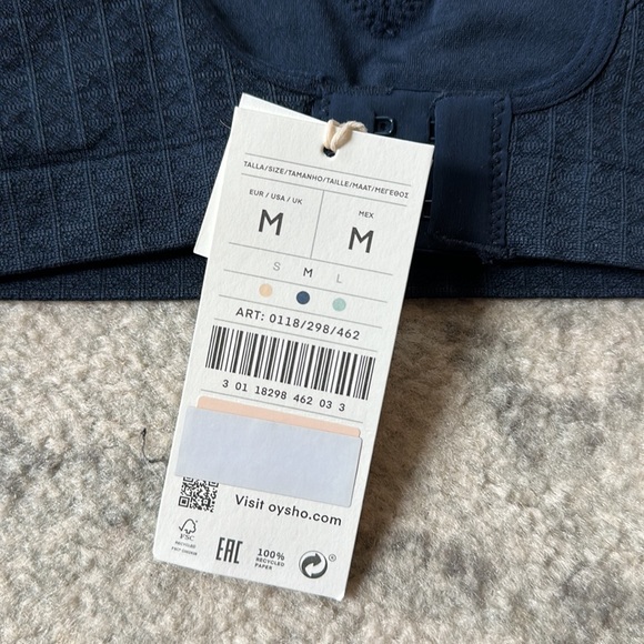 NWT Oysho triangular seamless padded bralette - Picture 3 of 6
